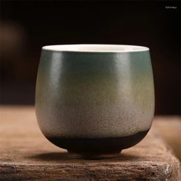 Tasses Saucers Céramique Kiln Change Tea Tasse à main en porcelaine à la main