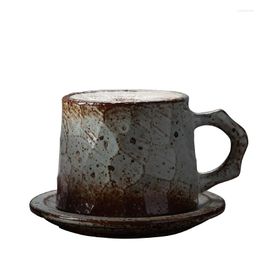 Kopjes schotels keramische thee -espresso koffiekopje en schotel eenvoudige cappuccino reizen creatief tasses huisdrankware