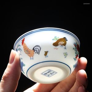 Tasses soucoupes tasse à thé chinoise Vintage créatif après-midi et soucoupe ensemble bol Stazas Desayuno Originales vaisselle en porcelaine
