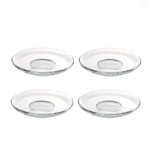 Tasses Soucoupes Dessert Ménage Thé Verre Assiettes Rondes Snack Stockage Plats Cuisine Vaisselle