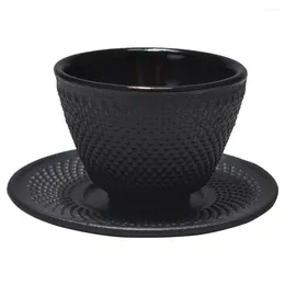 Kopjes schotels bril Iron Tea Cup Cast voor het drinken van mini Home Teaware Office