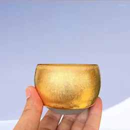 Tasses Saucers œuf doré fabriqué par des artistes célèbres