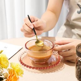 Kopjes schotels Japanse stijl Champagne Glass Bird's Nest Bowl Siroop Witte soep Ice Cream Dessert Coffee Cup Set