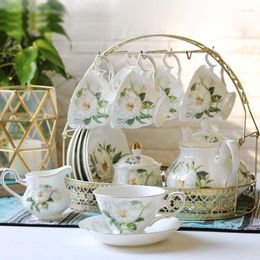 Kopjes schotels Noordse bubbelthee Arabisch koffiekapje Origineel ontbijt Bot China Mok Espresso Luxe servies Tasse Porselein