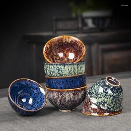 Cups Saucers Portage Kiln Tea Cup Set grote creatieve keramische gebruiksvoorwerpen