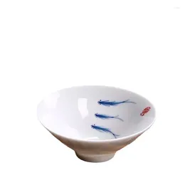 Tazze Piattini Tazza da tè in ceramica dipinta a mano Set da tè bianco nostalgico tipo antico Coppa MasterCup singolo stile retrò