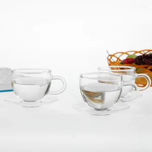 Tasses Saucers tasseaux à thé et soucoupe