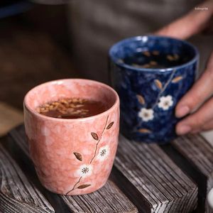Kopjes schotels vintage keramische waterbeker Japanse thee