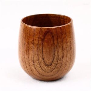 Kopjes schotels houten cup tass creatieve gorgels vast hout grote buik