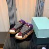 Curb Sneakers Designer Mesh Woven Mens Chaussures pour femmes en relief en relâches en caoutchouc de chaussures Nappa Calfskin Tranier