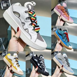 Curbs Sneakers Designer Skate Sneaker Casual Chaussures 100 Authentics Hommes Femmes Chaussure Lace Nappa Top-qualité Veau Taille 35-45