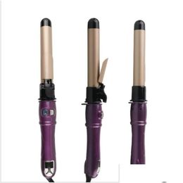 Curling Irons 2832 mm en céramique Barrel Coiffures Curlers Matic Rotation Fer pour les baguettes Waver Styling Appliances 231023 Produits de livraison de goutte DH52R