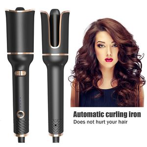 Curling Irons Auto Roterende keramische haar krulaar automatisch krullen ijzerstylinggereedschap Haar IJzer Curling Wand Air Spin en krulkrulller Haar Waver 230822