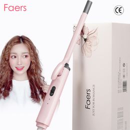 Curling Irons Faers 9mm elektrische haar krultje Mini Curling Iron Professional Ceramic Hair Curler Wand Wave Curling Iron Cendated Styler Tool 230323