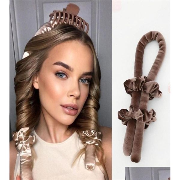 Rizadores Accesorios para el cabello Rizador Rizos sin calor Belleza Productos rizados Conjunto de 3 piezas Veet Iron Flexi Rods Magic Peluquería Herramientas D DHC9S