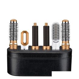 Fers à friser Sèche-cheveux 5 en 1 Wrap Lisseur électrique Brosse Blow Air Peigne Détachable Maison Divers Baguette W220618 Drop Livraison Pr P Otbwp