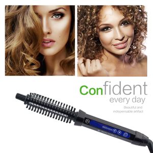 Fers à friser Cheveux Baguette Bigoudi Fer Céramique Anion Profonde Air Brosse Chauffage Rouleau Styler Soins Outils 230520