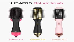 Curling Irons Lisapro Air Brush OneSthep Hair Dryer Volumizer 1000W Blow Soft Touch Pink Styler Gift Curler Lisqueur 2210267536646