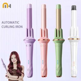 Curling Irons Minhuang 28/32 mm Cureur automatique Big Wave Riz Rice Température Anion Anion Fast Chauffage Styling Q240506
