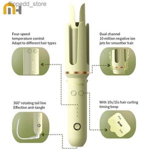 Krultangen MinHuang Automatische krultang 32 mm grote rol Anion keramische krultang 4-snelheden verstelbaar snel verwarmen Mode-stylingtools Q231128