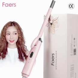 Curling Irons Mini Curler Ion Ion LCD Electric Iron Professional Ceramic Rod Wave 9/13 / 16 mm Tool de coiffure Q240506