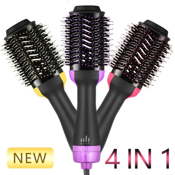 Fers à friser One Step Sèche-cheveux Volumizer Salon Heat Air Peigne Paddle Styling Brush Générateur d'ions négatifs 3 4 en 1 Lisseur Bigoudi 230602