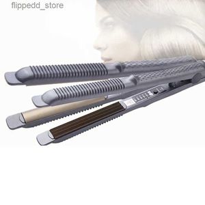 Krultangen Professionele Haar Crimper Krultang Wand Keramische Gegolfd Maïs Wave Curler Iron Styling Tool Q231128