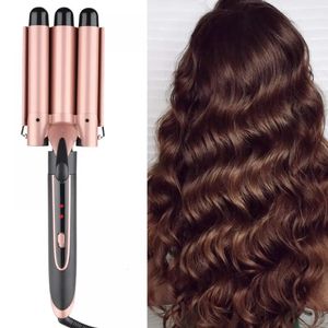 Krultangen Professionele Haar Ijzer Keramische Triple Barrel Curler Elektrische Wave Waver Styling Tools Styler Wand 231101