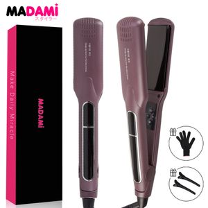 Curling Irons Professionele haargrens krulaar brede plaat keramische platte keratine behandeling 230 mch snelle verwarmingssalon styler 230520