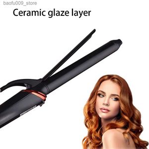 Curling Irons Professionele salon Automatische krulterkrulijzer PTC Verwarmingsgolfmaker LED Display Temperatuuraanpassing Q240425