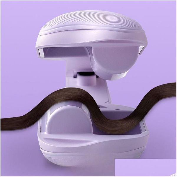 Rizadores Construyen Rápidamente Un Gran Rollo De Oveja Hierro Huevo Grande Artefacto Ondulación De Agua 36 Mm Férula Francesa Cabello Liso Fácil Doble Gota Deli Dhdq4