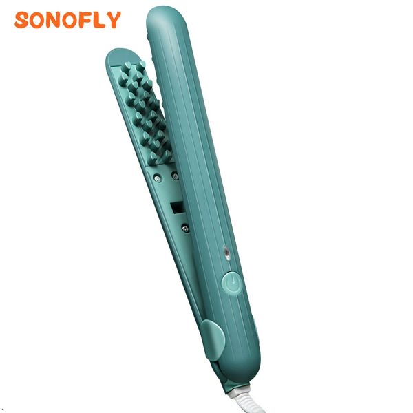 Rizadores de hierro SONOFLY Mini Hair Iron Fluffy 3D Grid Curler Splint Portable Alta calidad Ceramic Corn Perm Styling Tools TY219 230517