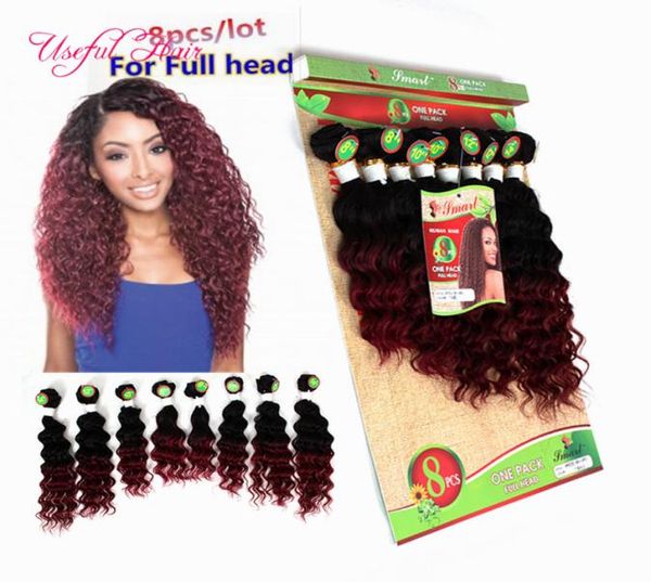 Extensions de cheveux brésiliens bouclés humains tressés 220g faisceaux de cheveux malaisiens vague de corps tisse humain couleur bordeaux armure bundle8810088