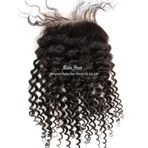 Curly Lace Closure malaisia Peruvian Indian bresilien couleur naturel 1 Piece cheveux extensionion livraison free teindre possible