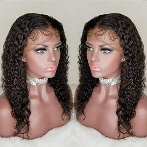 Invisible Lace Front Perruques Cheveux Humains HD Transparent Perruque 130% Denisty Pré-Plumé bouclés pour les Femmes Noires 130% densité DIVA1