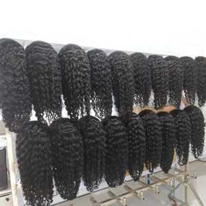 Curly Nouvelle femelle Volume de fibre Volume Long Black Chemical Split Hair Wig Wigs