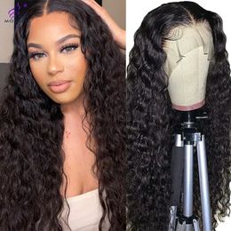 Curly Wave Human Hair Lace frontale pruik 13*4 13*6 Lace Front pruik Remy 150% moderne show Braziliaans haar voor zwarte vrouw