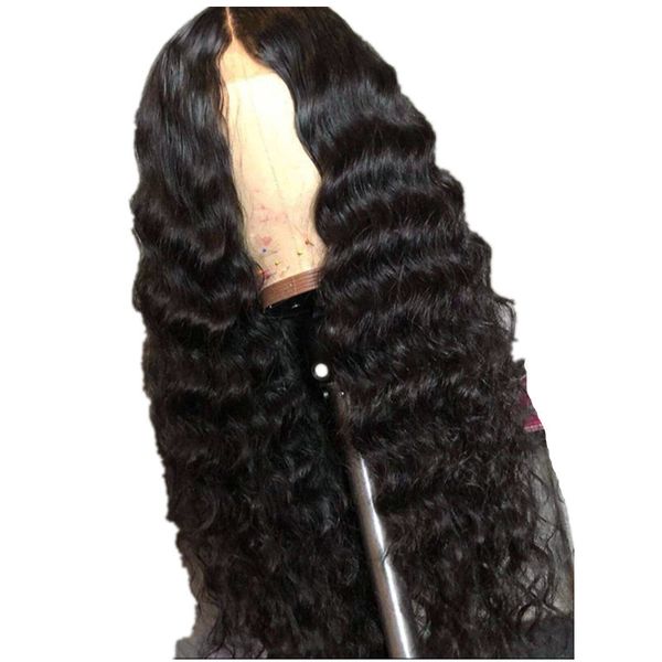 Pelucas rizadas Mujeres Black Wave Corn Curler Long Curly Hair Factory