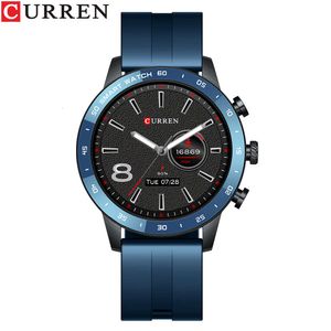 CURREN 6001 Smartwatch Hartslag, Stappenregistratie, Fiess IP67 Waterdichte Sport Intelligente Touchscreen Armband