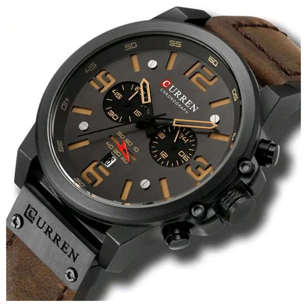 Curren 8314 Hombres Originales Relojes de Pulsera de Cuarzo Estilo Charm Reloj de Moda para Hombre