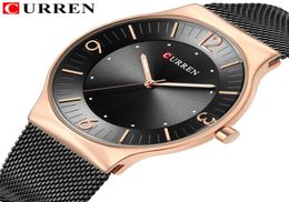 Curren Fashion Brand Men Watches Top Brand Luxury Business Quartz Polshipes Erkek Kol Saati Full Steel Band Reloj Hombre2845542