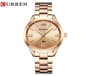 Curren Gold Watch Women Watches Ladies 9007 Steel Women039s Bracelet Watches Female Clock Relogio Feminino Montre Femme7227084