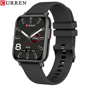 CURREN Karien S1 smartwatch hartslag Step Fiess IP67 waterdichte sport touchscreen vierkante armband