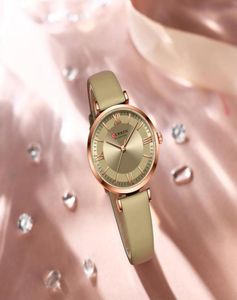 Curren Luxury Leather Watch Women Fashion Simple Quartz Dames Horloges Elegante kleding Bracelet Ladies Clock9996958