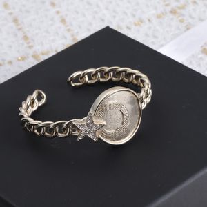 Pulsera con letras actuales, brazalete de lujo, amante del diseñador de bodas para mujer, pulseras, regalo, joyería de moda