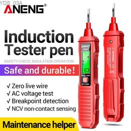 Compteurs de courant ANENG AC12V-300V stylo de Test d'électricité détecteur de tension LCD affichage numérique Buzzer alarme testeur de Circuit tournevis isolé 240320