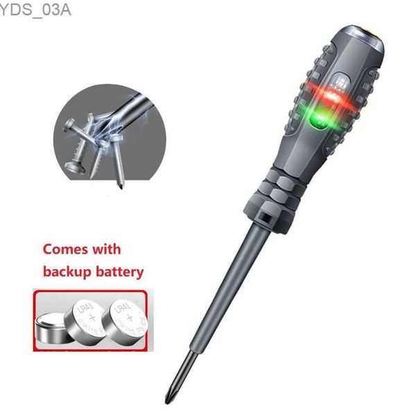 Compteurs de courant B05 Stylo testeur de tension AC numérique Indicateur de tournevis à fente/embout croisé Crayon de test sans contact Voltmètre Détecteur de puissance 240320