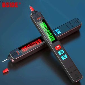 Stroommeters BSIDE Nieuwe spanningsdetectortester Contactloze slimme elektrische pen NCV Stroomvoerende draad Continuïteitstest Ohm Hz DC AC Digitale multimeter 240320