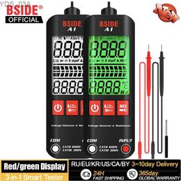 Compteurs de courant Testeur de tension BSIDE multimètre numérique intelligent détecteur de stylo d'électricien sans Contact voltmètre Test de fil sous tension Ohm Hz NCV mètre 240320