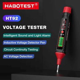 Courantomètres HABOTEST HT92 testeur de tension numérique AC12-300V Test sans Contact crayon détecteur de circuit détecteur de tension d'induction Intelligent 240320